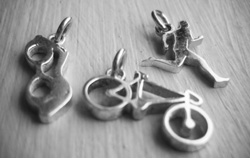 Silver Sports Charms